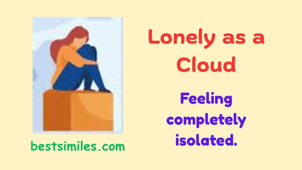 Lonely as a cloud