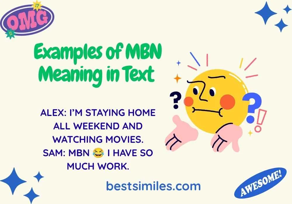 Examples of MBN Meaning in Text