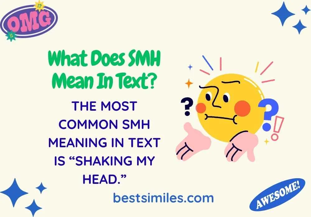 What Does SMH Mean In Text?