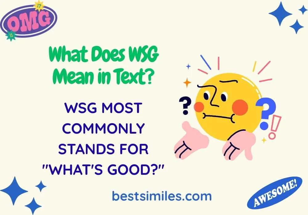 What Does WSG Mean in Text?