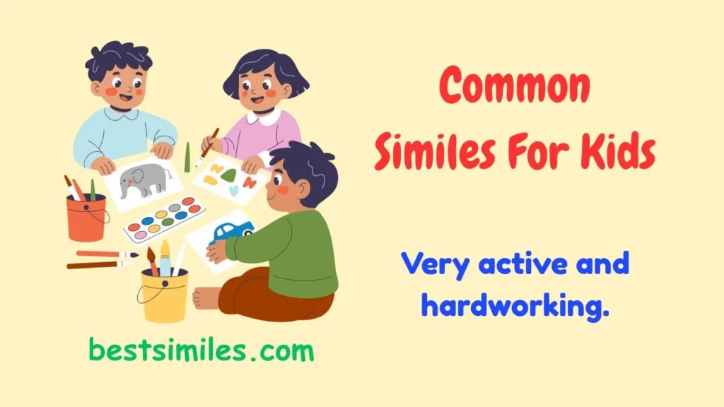 Common Similes For Kids