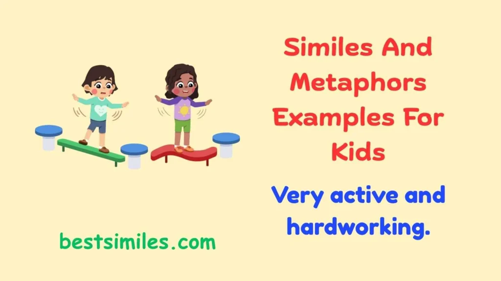 Similes And Metaphors Examples For Kids