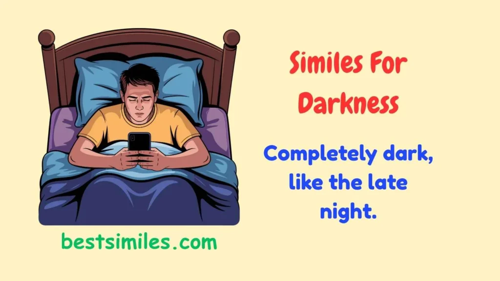 Similes For Darkness