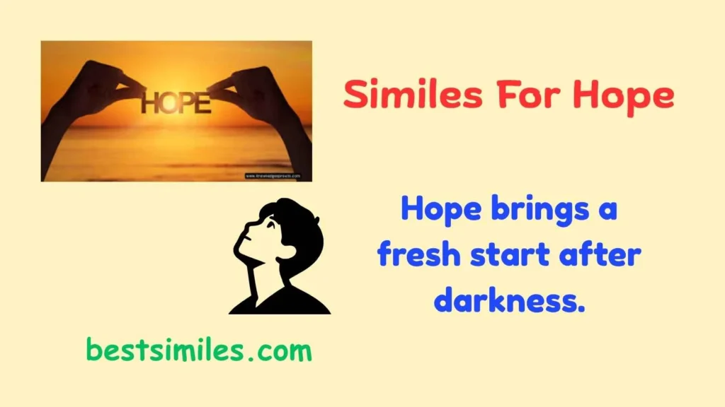Similes For Hope