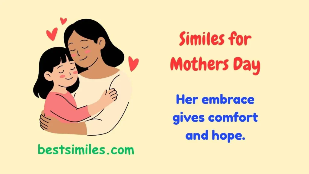 similes for mothers day