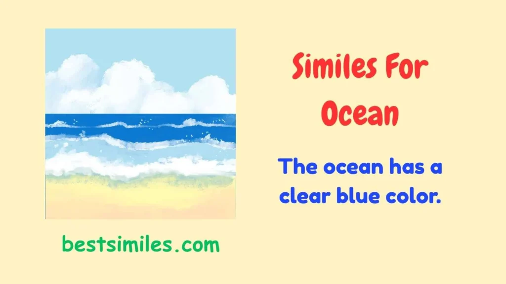 Similes For Ocean