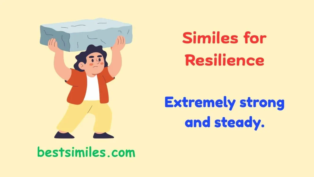 similes for resilience