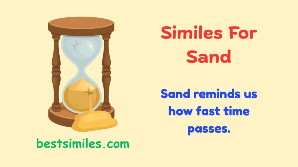 Similes For Sand
