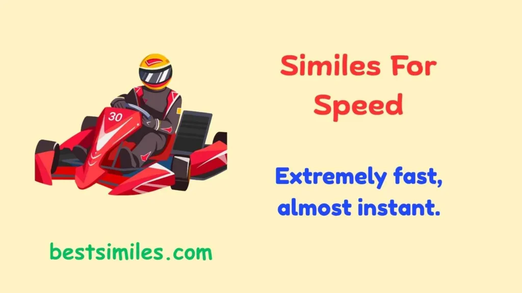 Similes For Speed