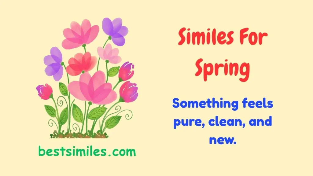 Similes For Spring