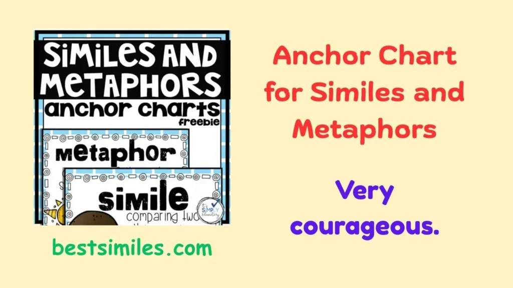 anchor chart for similes and metaphors