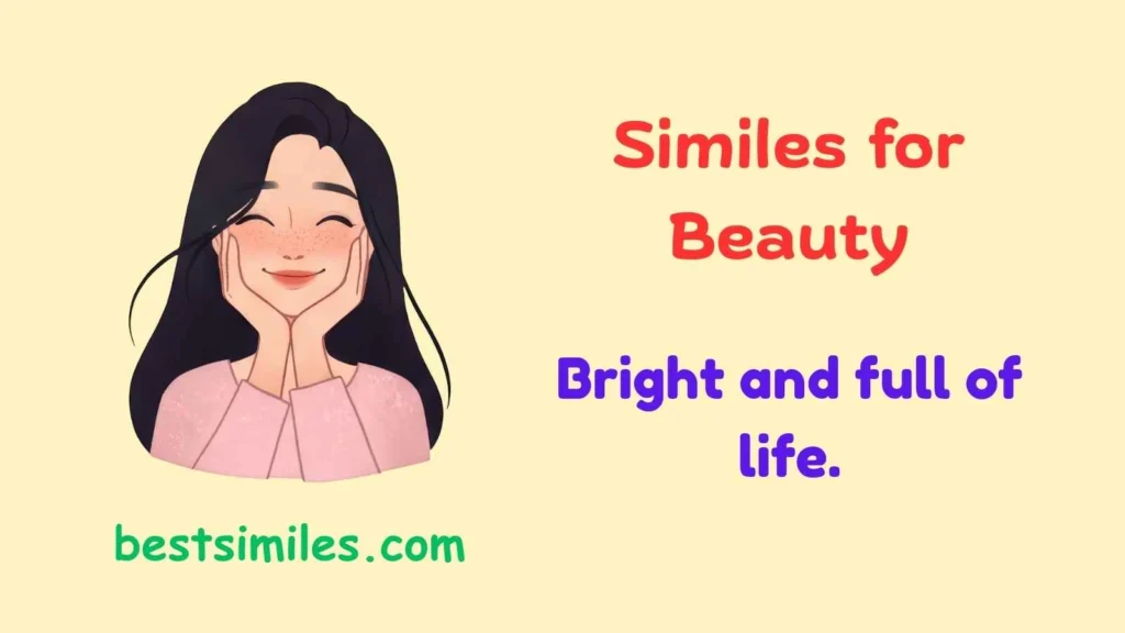similes for beauty