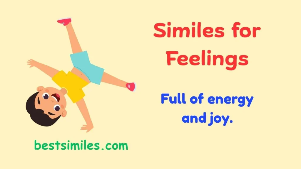 similes for feelings