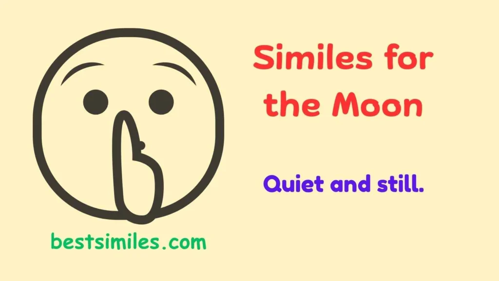 similes for the moon