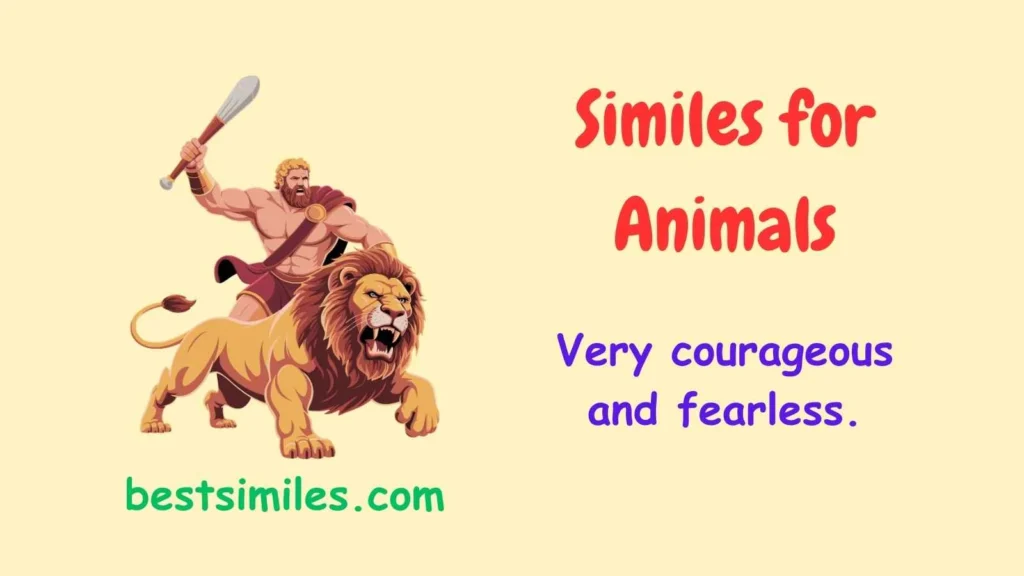 Similes for Animals