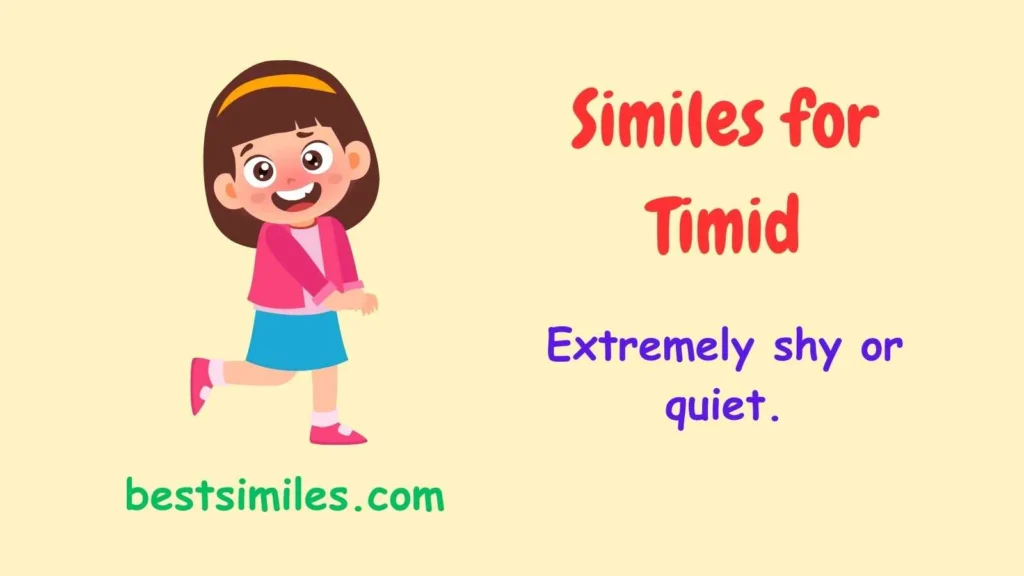 similes for timid