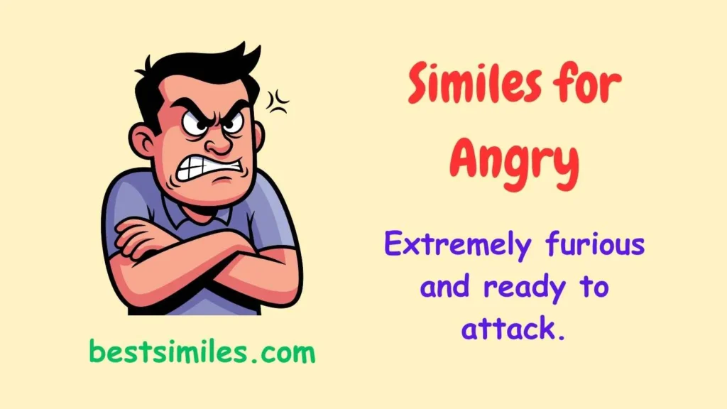 Similes for Angry