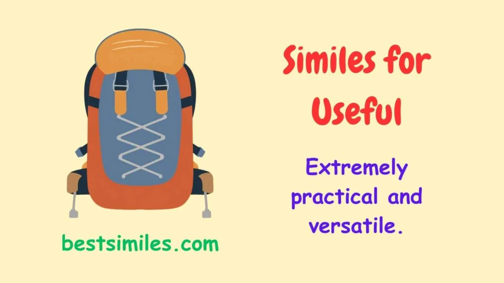 Similes for Useful
