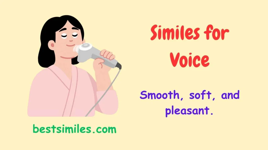 Similes for Voice