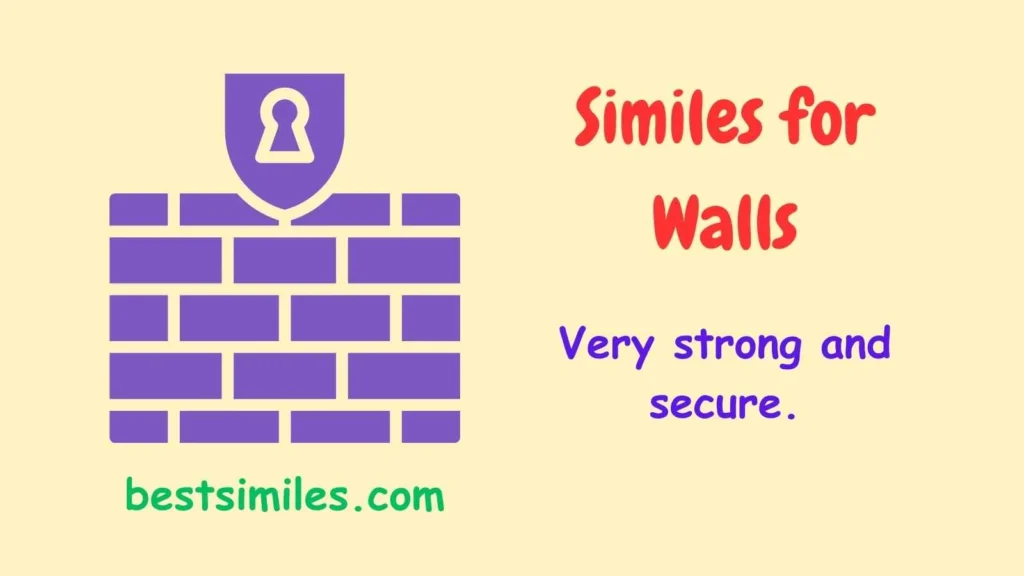 Similes for Walls