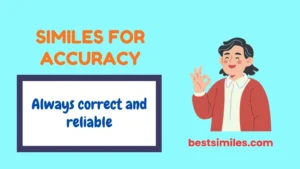 Similes for Accuracy