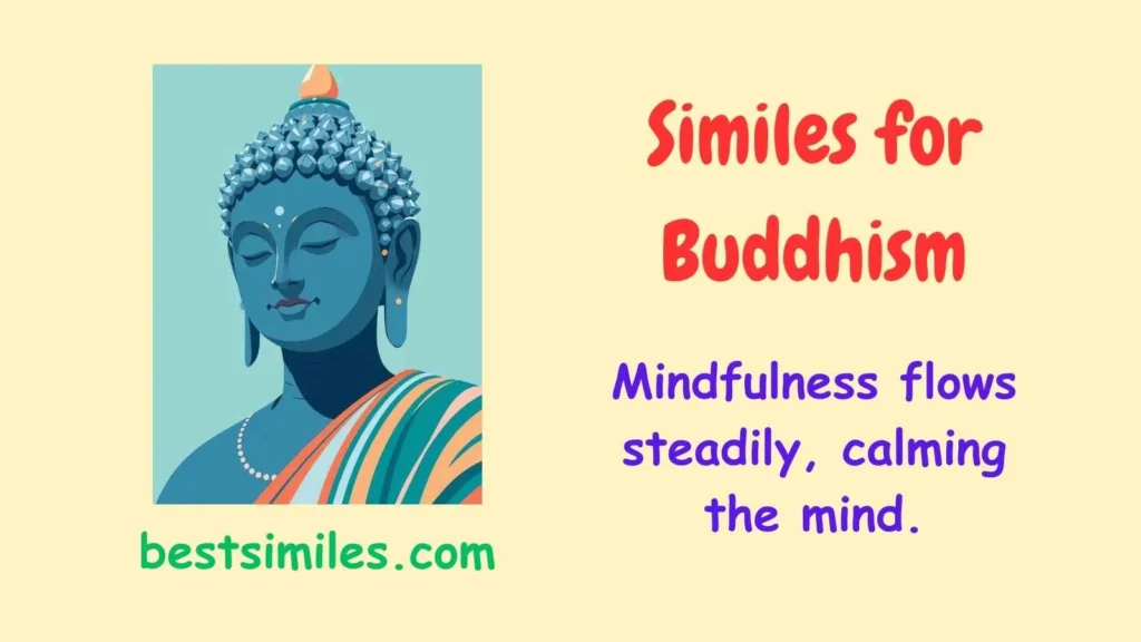 Similes for Buddhism