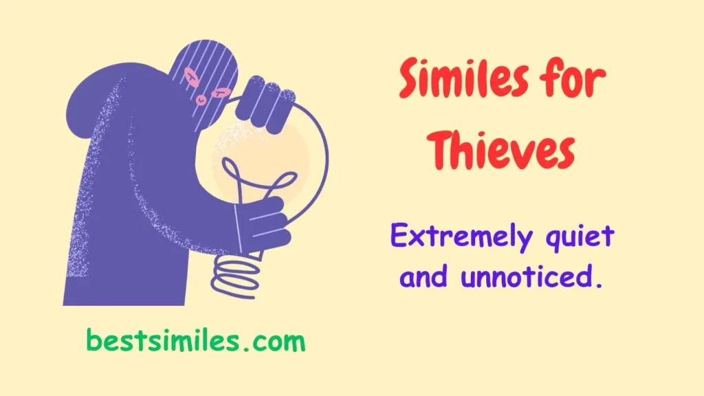 Similes for Thieves