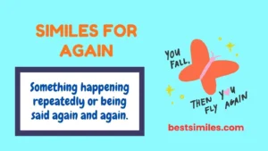 Similes for Again