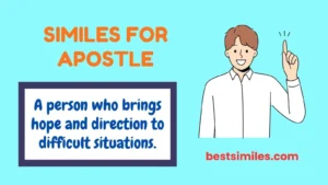 Similes for Apostle