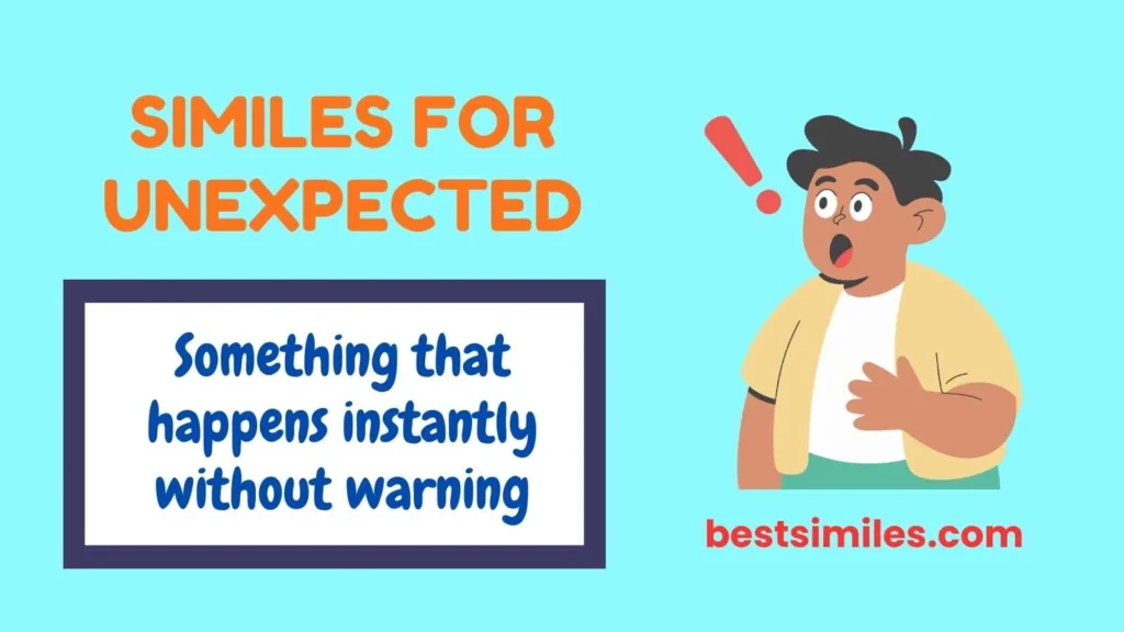 Similes for Unexpected