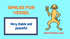 Similes for Vessel