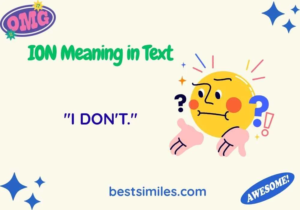 ION Meaning in Text